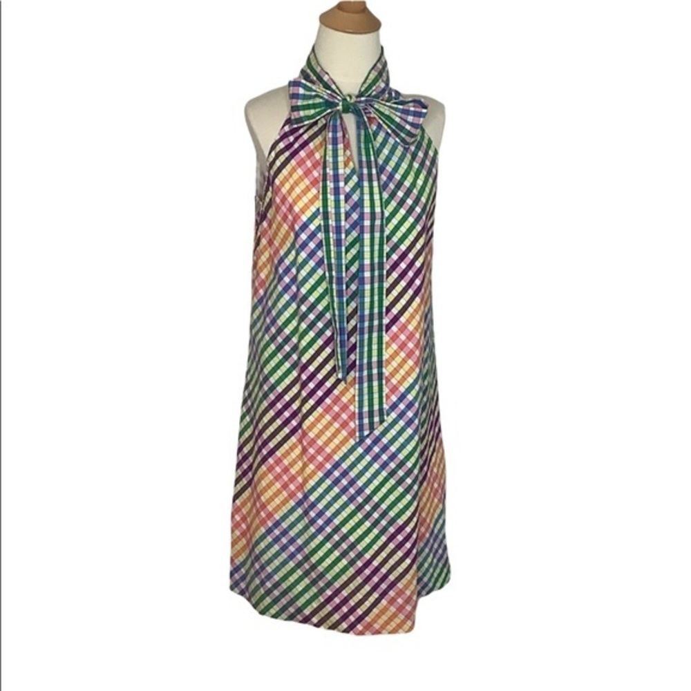 J crew halter sleeveless summer shift dress SZ 6